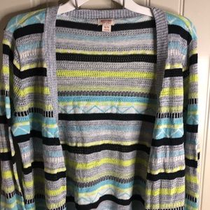 Striped Multi-color Cardigan